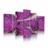 Consalnet Vászonkép, 5 darabos, Lila alagút golyókkal 170x100 cm méretben