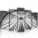 Consalnet Vászonkép 5 darabos, Mozgólépcső 100x60 cm méretben