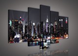 Consalnet Vászonkép, 5 darabos, New Jersey 170x100 cm méretben