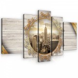 Consalnet Vászonkép, 5 darabos, New York 170x100 cm méretben