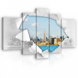 Consalnet Vászonkép, 5 darabos, New York 170x100 cm méretben