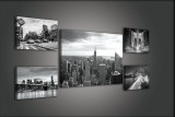 Consalnet Vászonkép, 5 darabos New York variálható elrendezésben