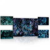 Consalnet Vászonkép, 5 darabos Növények variálható elrendezésben