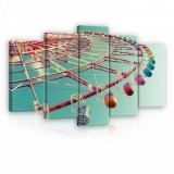 Consalnet Vászonkép 5 darabos, Óriáskerék 100x60 cm méretben