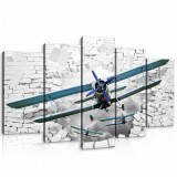 Consalnet Vászonkép 5 darabos, Repülők 100x60 cm méretben