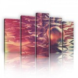 Consalnet Vászonkép 5 darabos, Szilánkokon a gömb 100x60 cm méretben