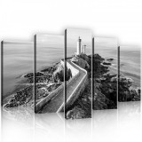 Consalnet Vászonkép 5 darabos, Út a világító toronyhoz FF 100x60 cm méretben