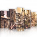 Consalnet Vászonkép 5 darabos, Velence 100x60 cm méretben