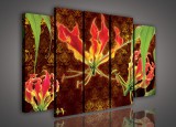 Consalnet Vászonkép, 5 darabos Virág 150x100 cm méretben