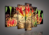 Consalnet Vászonkép, 5 darabos, Virág 170x100 cm méretben