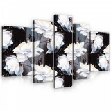 Consalnet Vászonkép, 5 darabos, Virág minta 170x100 cm méretben