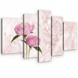 Consalnet Vászonkép, 5 darabos, Virágok 170x100 cm méretben