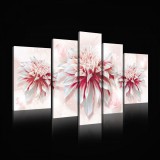 Consalnet Vászonkép, 5 darabos, Virágok 170x100 cm méretben