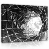 Consalnet Vászonkép, Az ég tükröződése fekete-fehér, 100x75 cm méretben