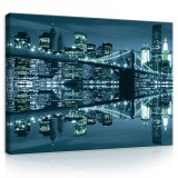 Consalnet Vászonkép, Brooklyn Bridge, 100x75 cm méretben
