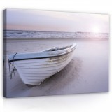 Consalnet Vászonkép, Csónak a tengerparton, 100x75 cm méretben