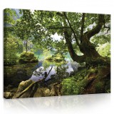 Consalnet Vászonkép, Fa, 100x75 cm méretben