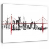 Consalnet Vászonkép, Golden Gate híd, 60x40 cm méretben