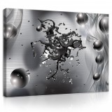 Consalnet Vászonkép, Gyöngyös absztrakt, 100x75 cm méretben