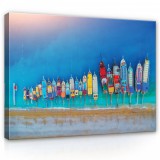 Consalnet Vászonkép, Hajók, 100x75 cm méretben