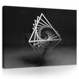 Consalnet Vászonkép, Háromszög absztrakt, 100x75 cm méretben