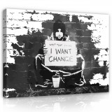 Consalnet Vászonkép, Keep you coins, 80x60 cm méretben