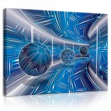 Consalnet Vászonkép, Kék Alagút, 100x75 cm méretben