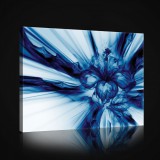 Consalnet Vászonkép, Kék virág, 100x75 cm méretben