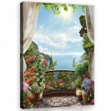 Consalnet Vászonkép, Kilátás a tengerre, 75x100 cm méretben