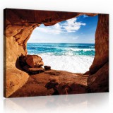 Consalnet Vászonkép, Kilátás az tengerre, 100x75 cm méretben