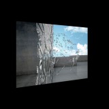 Consalnet Vászonkép, Kitört üveg, 100x75 cm méretben