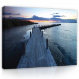 Consalnet Vászonkép, Móló a tavon, 60x40 cm méretben