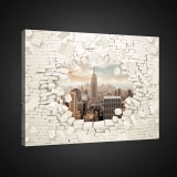 Consalnet Vászonkép, New York, 100x75 cm méretben