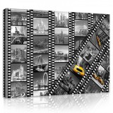 Consalnet Vászonkép, New York filmkockákon, 100x75 cm méretben