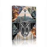 Consalnet Vászonkép, New York montázs, 75x100 cm méretben