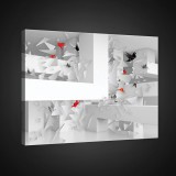 Consalnet Vászonkép, Origami madarak, 100x75 cm méretben