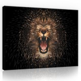 Consalnet Vászonkép, Oroszlán, 100x75 cm méretben