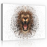 Consalnet Vászonkép, Oroszlán, 60x40 cm méretben