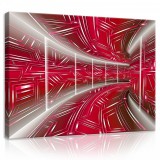 Consalnet Vászonkép, Piros Alagút, 100x75 cm méretben