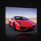 Consalnet Vászonkép, Piros sportautó, 80x60 cm méretben