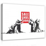 Consalnet Vászonkép, Sale Ends Today by Banksy, 80x60 cm méretben
