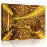 Consalnet Vászonkép, Sárga Alagút, 100x75 cm méretben