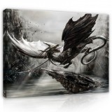 Consalnet Vászonkép, Sárkány, 80x60 cm méretben