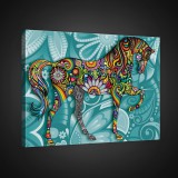 Consalnet Vászonkép, Színes ló, 80x60 cm méretben