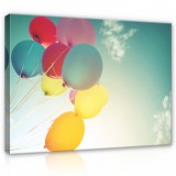 Consalnet Vászonkép, Színes lufik 80x60 cm méretben