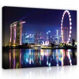 Consalnet Vászonkép, Szingapúr, 80x60 cm méretben