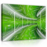 Consalnet Vászonkép, Zöld Alagút, 100x75 cm méretben