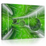 Consalnet Vászonkép, Zöld Alagút, 100x75 cm méretben