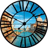 Consalnet Velence az óra mögött vlies poszter, fotótapéta 20375VEZ1 /208x208 cm/