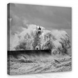 Consalnet Viharos tenger, vászonkép, 80x80 cm méretben